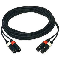 

Whirlwind MK4PP 15' Siamese Stereo 2 XLR Female to 2 XLR Male Mic Cable
