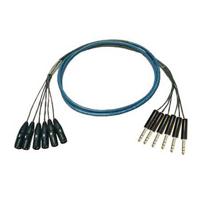 

Whirlwind 50' Medusa Multitrack Series 6-Channel XLR Male to 1/4" TRS Male Fanout Snake Cable