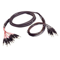 

Whirlwind 50' Single Insert 4 1/4" TRS Male to 8 1/4" TS Male Canare Snake Cable with SnakeSkin