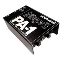 

Whirlwind PA-1 Personal Headphone Monitor, Stereo/Mono Selector Switch, Parallel XLR and TRS Jacks, Volume and Balance Control Knobs