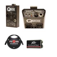 

Whirlwind Qbox Audio Line Tester/Cable Tester/Test Tone Generator - Bundle With Peavey 9 Volt Battery, 3' 8mm XLR Microphone Cable