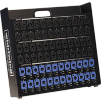 

Whirlwind Stage Box 24 XLRF Inputs and 48 XLRM Parallel Outputs Mic Splitter (1 x Parallel Output and 1 x Isolated Output per Input with Ground Lift Switch)