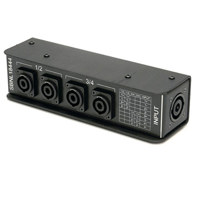 

Whirlwind SBNL 1x NL8 to 4x NL4 Parallel-Wired SpeakOn Splitter for Biamped Cabinets, Pairs