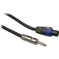 

Whirlwind 25' 1/4" Male to NL4 Speakon 12 Gauge Single Line Speaker Cable, +/-1 Wired