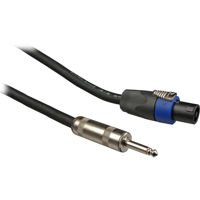 

Whirlwind 50' 1/4" Male to NL4 Speakon 12 Gauge Single Line Speaker Cable, +/-1 Wired