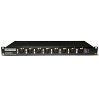 

Whirlwind 8-Channel Mic Splitter with 1x Direct and 2x Isolated Outputs, Blocks Phantom Power, XLR Inputs, Phoenix Outputs