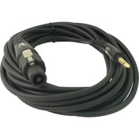

Whirlwind Connect Series 50' 1/4" TS Male to NL4 Type 2 Conductor 16 Gauge Speaker Cable
