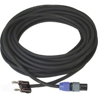 

Whirlwind Connect Series 25' NL4 Type to Dual Banana 2 Conductor 16 Gauge Speaker Cable