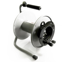 

Whirlwind Small Capacity Reel with Additional External Drum for Storage of Mic & Small Diameter Cables, Gray