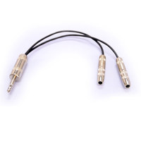 

Whirlwind 1.5' 1/4" TRS Male to 2 1/4" TRS Female Y Adapter Cable