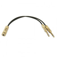 

Whirlwind 1.5' 1/4" TRS Female to 2 1/4" TRS Male Y Adapter Cable