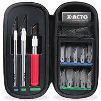 

X-Acto Compression Basic Knife Set, Includes 3x Knives, 10x Blades and Zipper Case