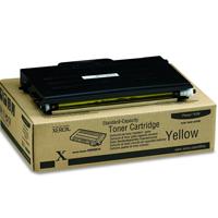 

Xerox 106R00678 Standard Capacity Yellow Toner Cartridge for Phaser 6100 Series Printers, 2000 Pages Yield