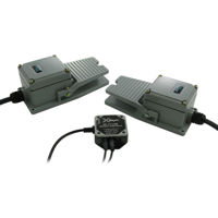 

X-Keys USB Twelve-Switch Interface with 2x Gray Industrial Foot Switches without Guard