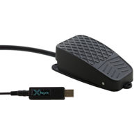 

X-Keys USB Three-Switch Interface with Black Commercial Foot Switch