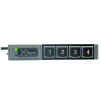 

X-Keys XK-4 4-Key USB Stick for KVM Control, Blue Backlighting