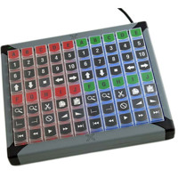 

X-Keys XK-80 80-Key USB KVM Keypad, Blue and Red Backlighting