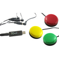 

X-Keys USB Three-Switch Interface with Red, Green and Yellow Orby Switches