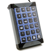 

X-Keys XK-24 24-Keys USB Keypad, Red and Blue Backlighting