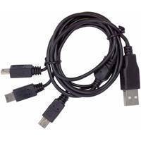 

XP Metal Detectors XP DEUS & ORX USB 3 Mini B Cable for Simultaneously Charging the Headphone, Remote and Search Coil