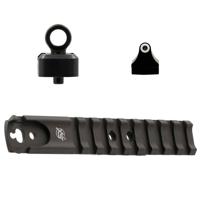 

XS Sights Ghost-Ring Rear & White Standard Dot Tritium Front Sight Set with Mounting Rail for Mossberg Shotguns