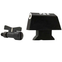 

XS Sights Standard Dot Tritium Express Sight Set with Interchangeable Front Sight and Adjustable Rear for Smith & Wesson Revolvers