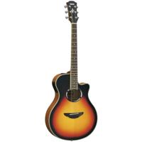 

Yamaha APX500III Thinline Cutaway Acoustic-Electric Guitar, 22 Frets, Nato Neck, Active Pickup, Vintage Sunburst