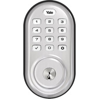 

Yale Assure Pushbutton Keypad Lock Deadbolt with Wi-Fi and Bluetooth, Satin Nickel