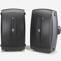 

Yamaha NS-AW350 6.5" 130 Watts Bookshelf, Indoor/Outdoor Speakers with 1" PEI Dome Tweeter, Black, Pair