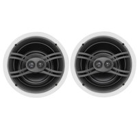 

Yamaha NS-IW280CWH Natural Sound 3-way In-ceiling Speaker System, Pair, Easy-to-Install, Tilted Woofer Design