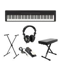 

Yamaha P-45 Compact 88-Key Portable Digital Piano + Keyboard Stand + Keyboard Bench + Keyboard Pedal + Studio Monitor Headphones