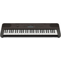 

Yamaha PSR-E360 61-Key Mid-Level Portable Keyboard with Power Adapter, Dark Wood