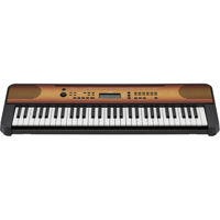 

Yamaha PSR-E360 61-Key Mid-Level Portable Keyboard with Power Adapter, Maple