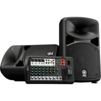 

Yamaha STAGEPAS 680W Bluetooth Portable PA System, Includes 2x 10" Bass Reflex Speakers and 10-Channel Mixer