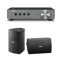 

Yamaha WXA-50 MusicCast Wireless Streaming Amplifier - With Yamaha NS-AW294 Outdoor Speaker, Pair, Black