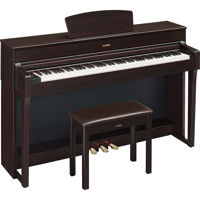 

Yamaha Arius YDP-184 88-Key Traditional Console Digital Piano with Bench & PA-300C AC Power Adapter, Dark Rosewood