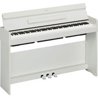

Yamaha Arius YDP-S34 88-Key Slim Design GHS Weighted Action Console Digital Piano with PA-150B AC Power Adapter, White Walnut