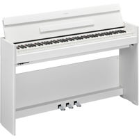 

Yamaha Arius YDP-S54 88-Key Slim Design Weighted Action Console Digital Piano with PA-300C AC Power Adapter, White Walnut