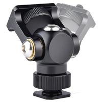 

YELANGU A180 Hot Shoe Stand Monitor Mount Head Holder with 1/4 Screw