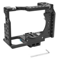 

YELANGU CA7 Camera Cage with Top Handle Grip Stabilizer & No Base Plate for Sony A7 Series Camera, Black