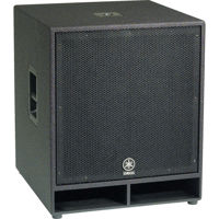 

Yamaha CW118V 18" 600 Watts Passive P.A. Subwoofer, 30Hz-2kHz Frequency Response, 8 Ohms Impedance