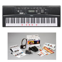 

Yamaha EZ220 Lighted 61-key Portable Keyboard with Survival Kit B2