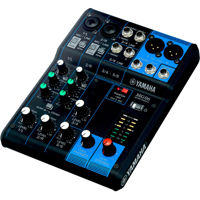 

Yamaha MG06 6-Input Stereo Mixer, 20Hz-20kHz Frequency Response, 2x Mic/Line Combo Inputs, 4x 1/4" Line Inputs, +48V Phantom Power