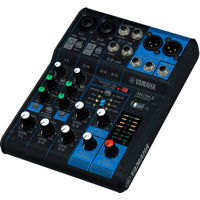 

Yamaha MG06X 6-Input Mixer with Built-In Effects, 20Hz-20kHz Frequency Response, 2x Mic/Line Combo Inputs, 4x 1/4" Line Inputs, +48V Phantom Power