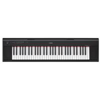 

Yamaha NP-12 Piaggero Portable 61 Key Piano-Style Keyboard, Black