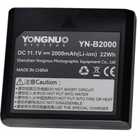 

Yongnuo YN-B2000 11.1V 2000mAh Rechargeable Li-Ion Battery for YN686EX-RT TTL Speedlite