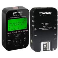 

Yongnuo YN-622C-TX Wireless E-TTL Flash Trigger Kit with LED Screen for Canon Cameras, includes YN622C-TX Controller & YN622 C Transceiver, 1/8000s Sync Speed