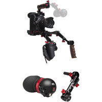 

Zacuto Gratical Eye Micro OLED Electronic Viewfinder Bundle for Canon C300 Mark II Camera, Includes Dual Trigger Grips