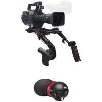 

Zacuto Gratical Eye Micro OLED Electronic Viewfinder Bundle for Sony FS7 Mark II Camera, Includes Dual Trigger Grips