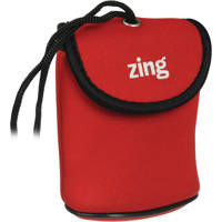 

Zing Red Neoprene Case for Large Size Point & Shoot Cameras, with Belt Loop & Neck Strap